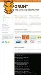 Mobile Screenshot of gruntjs.com